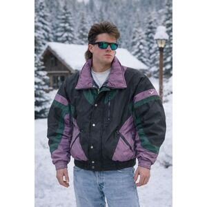 Vintage Triple F.A.T. Goose Down Jacket Men's Large 90s Turbo Sportswear